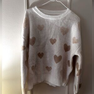 Medium SHEIN heart sweater